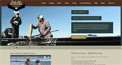 Desktop Screenshot of eaglelakeislandlodge.ca